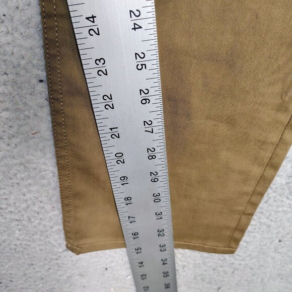 Theory Pants Men's 34 Brown Stretch Flat Front Haydin Straight Slim Fit Classic - Picture 4 of 11